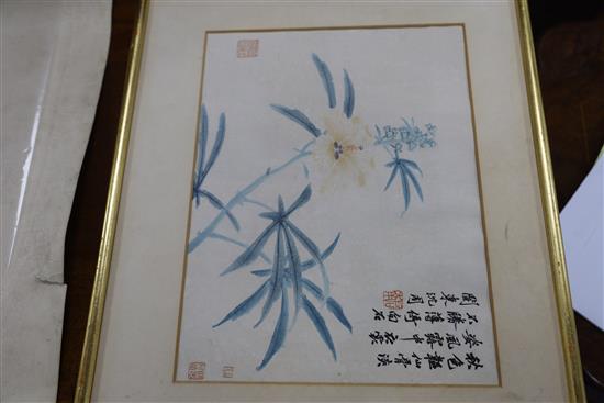 Chinese fan paintings